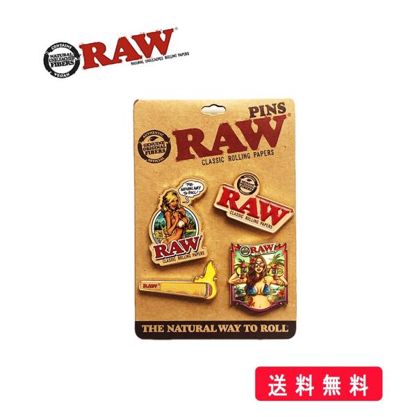 RAW 正規品 ピンズセット 喫煙具 巻きたばこ ロウ タバコ Rockin