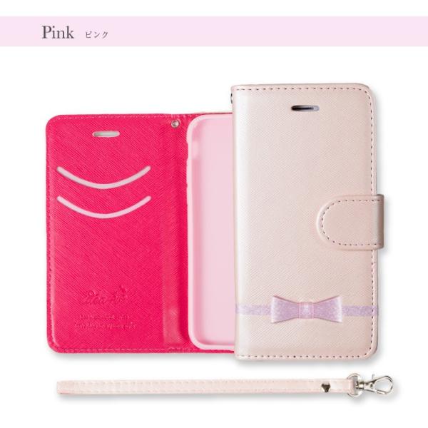 リボン付き レザー手帳型ケース iPhoneケース レビューを書いて追跡