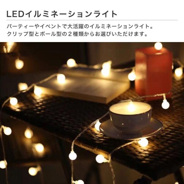 イルミネーション 室内 ガーランド ライト 電球 誕生日 クリップ 電池