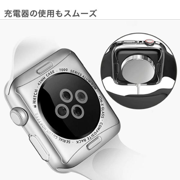Apple Watch Series 4 5 6 SE ケース カバー 40mm 44mm 全面保護 38mm