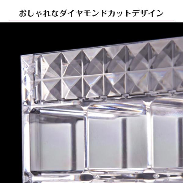 メイクボックス コスメボックス リップ クリア 化粧品 収納 大容量 アクリル 化粧箱 可愛い キャンペーンもお見逃しなく コスメ おしゃれ ケース