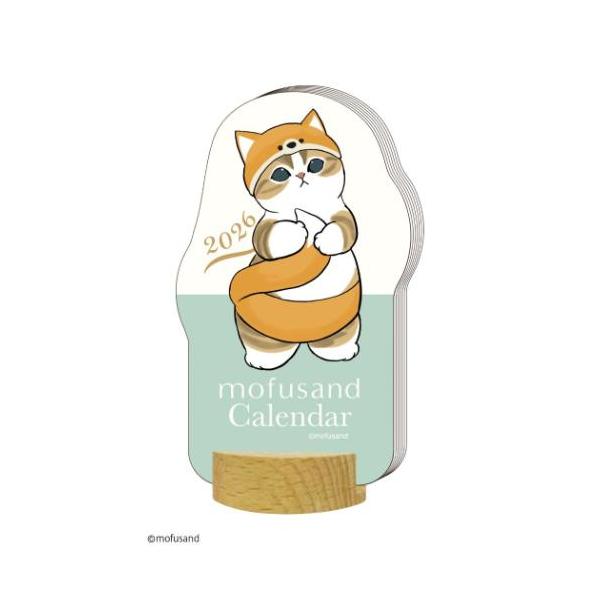 「キャラクター キッズ」 モフサンド ダイカット卓上 mofusand キャラクター 2026Calendar 卓上カレンダー2026年 ダイカットの可愛い卓上用カレンダー もふもふにゃんこのもふもふな[mofusand/モフサンド]の可愛...