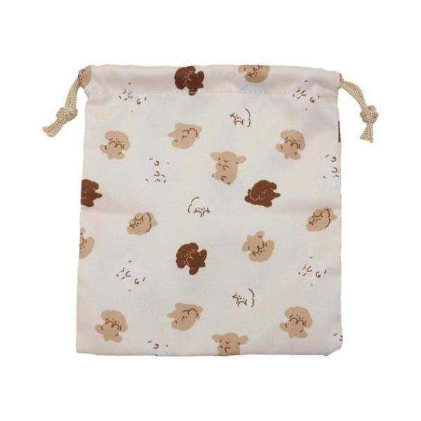 「巾着袋」 きんちゃく袋 きんちゃくポーチ 巾着S プードル 新入学 いぬ ミントイン 新学期準備 新学期にぴったりなかわいい雑貨シリーズ 入学 新学期にぴったりのキュートな雑貨シリーズこちらは小物を入れたりしておくのに便利な[きんちゃく袋...