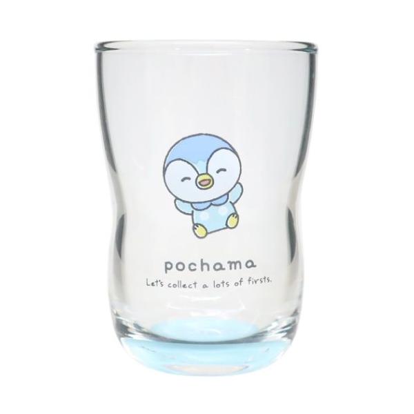 「タンブラー グラスその他」 ポケットモンスター ポケモン キャラクター ガラスコップ モンポケなかよしグラス ポッチャマ ブルー 金正陶器 中程にくぶれが有り、小さなおこさまも持ちやすい形状 大人気[POCKET MONSTER/ポケット...