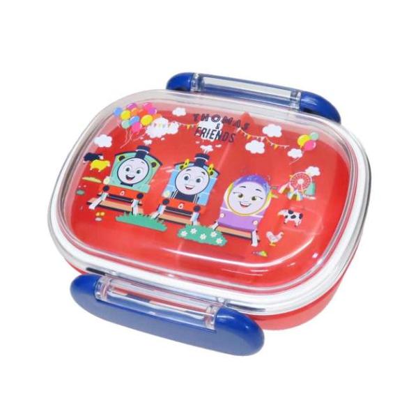 「お弁当箱 シール容器」 トーマス キャラクター お弁当箱 抗菌食洗機対応ふわっとフタタイトランチボックス 270ml グッズ きかんしゃトーマスのカッコイイランチ雑貨シリーズ 男の子大好き[Thomas＆Friends]のCOOLなランチ...