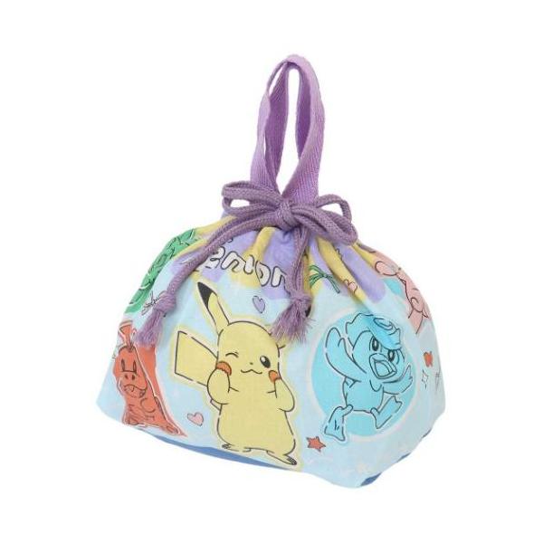 「ランチ巾着」 ポケットモンスター ランチ巾着 お弁当きんちゃくポーチ Popping Up ポケモン スケーター マチ付き ランチ雑貨 お弁当やおにぎりなどを入れて楽しいランチタイムに 大人気[POCKET MONSTER/ポケットモンス...