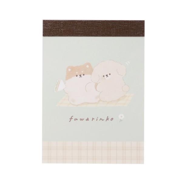 メモ帳 ミニ ミニメモ ふわりんこ クラックス 新学期準備文具