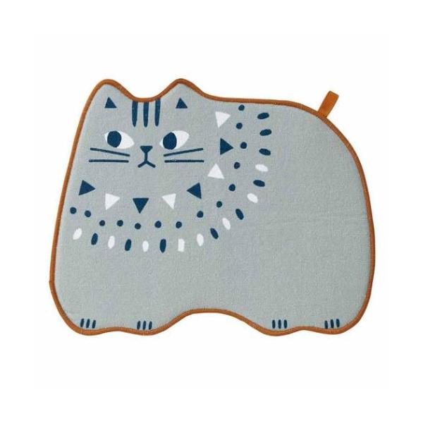 「キッチン雑貨その他」 水切りマット 吸水マット GY デコレ ちょとした洗い物や乾燥機が使えない食器の水切りに 毎日が楽しくなるキュートな雑貨シリーズこちらはかわいい猫型ダイカットの[食器用水切り吸水マット]ちょっとした洗い物や乾燥機が使...
