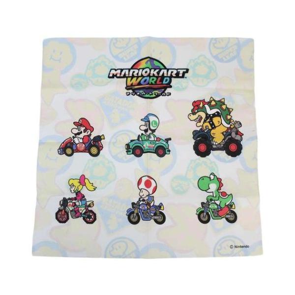 「ランチクロス」 ランチクロス C マリオカートワールド コットンナフキン グッズ 大判サイズでお弁当包みや大判のハンカチにおすすめ 大陸横断。世界をまたぐレースが開幕！Nintendo Switch 2専用ゲーム[マリオカートワールド]か...