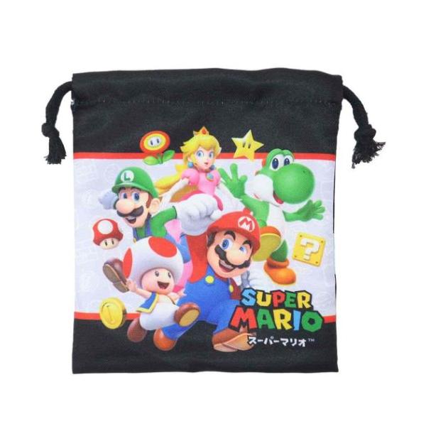「メール便可」「巾着袋」 スーパーマリオ グッズ 巾着袋 キャラクター きんちゃくポーチS 新入学 新入学 新学期にぴったりなスクール雑貨シリーズ 世界中で愛されている[スーパーマリオ]のスクール雑貨シリーズこちらは小物を入れたりしておくの...