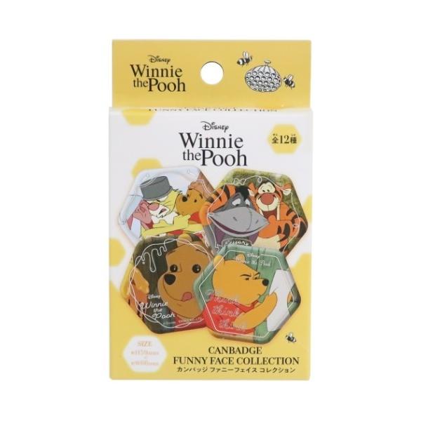 くまのプーさん グッズ 缶バッジ ディズニー キャラクター 六角 カンバッジ コレクション ファニーフェイス Esk シネマコレクション ヤフー店 通販 Yahoo ショッピング
