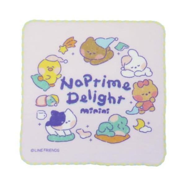 「ハンドタオル」 ハンドタオル LINE FRIENDS minini ガーゼミニタオル 汗拭きタオル 柔らかコットンで手触り＆吸水もバツグン 不思議な可愛さが魅力の[LINE FRIENDS minini]グッズにまたまた可愛いnewアイ...