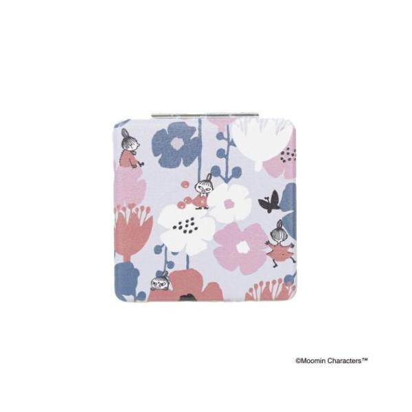 「手鏡」 ムーミン グッズ 手鏡 キャラクター MOOMIN KUKKIA コンパクトミラー レッド 北欧 リトルミイと花柄イラストがプリントされた華やかなデザイン 大人気[Moomin/ムーミン]グッズにまたまた可愛いnewアイテム登場こ...