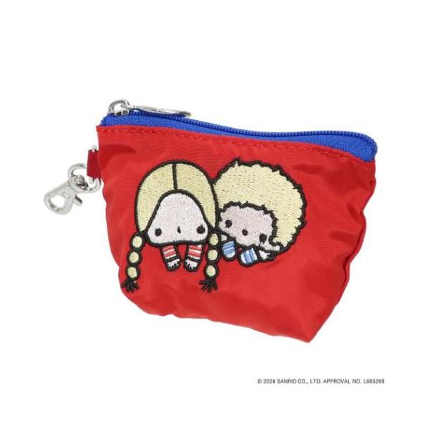 ミニポーチ パティ＆ジミー マイクロ台形ポーチ SANRIO CHARACTERS BASIC サンリオ エフエービージャパン 小物入れ かわいい