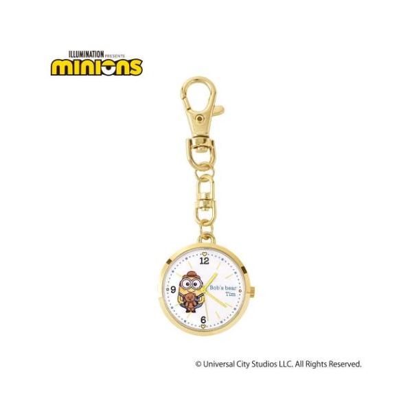 「腕時計」 ミニオンズ グッズ キーホルダー時計 キャラクター ノーマルKCウォッチ B＆T ユニバーサル映画 POPなデザインが可愛いキーチェーンウォッチ こちらはPOPなデザインがかわいい[キーチェーンウォッチ]バッグやポーチなど色々な...