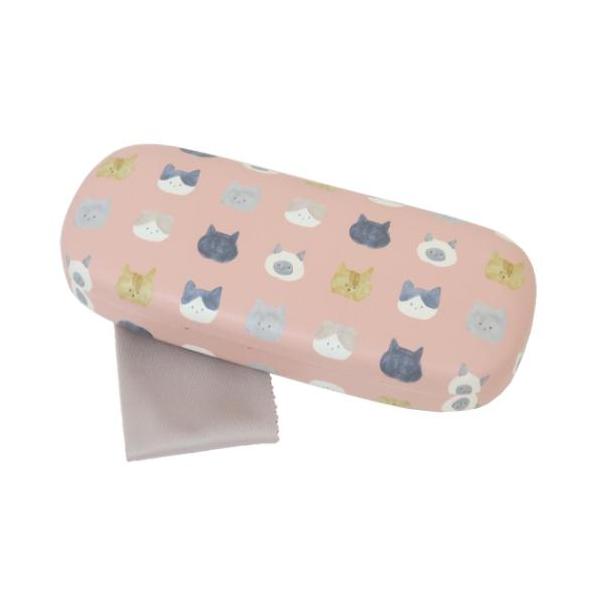「メガネ サングラス」 眼鏡ケース クロス付きメガネケース ニャンズ フレンズヒル ハードタイプだからカバンの中でもしっかり守ってくれる FRIENDSHILLシリーズからかわいいNEWアイテムが登場こちらは大人気アイテム[メガネケース]ハ...
