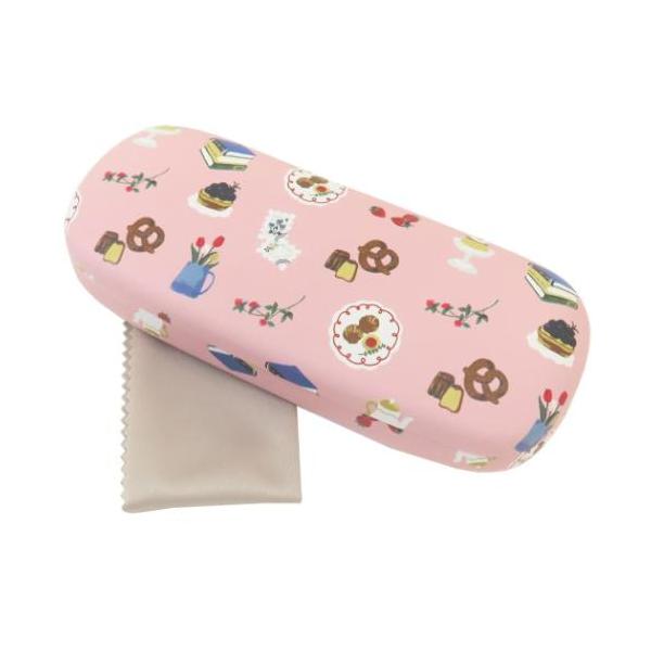 「メガネ サングラス」 眼鏡ケース クロス付きメガネケース ガーリーデイリー ピンク フレンズヒル プレゼント ハードタイプだからカバンの中でもしっかり守ってくれる FRIENDSHILLシリーズからかわいいNEWアイテムが登場こちらは大人...