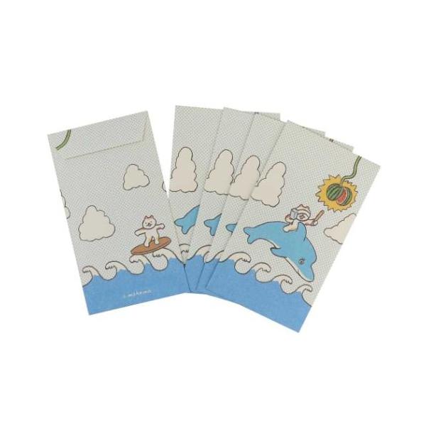 和紙ポチ袋5枚セット makomo ぽち袋 フロンティア ワチャワチャ袋 グッズ