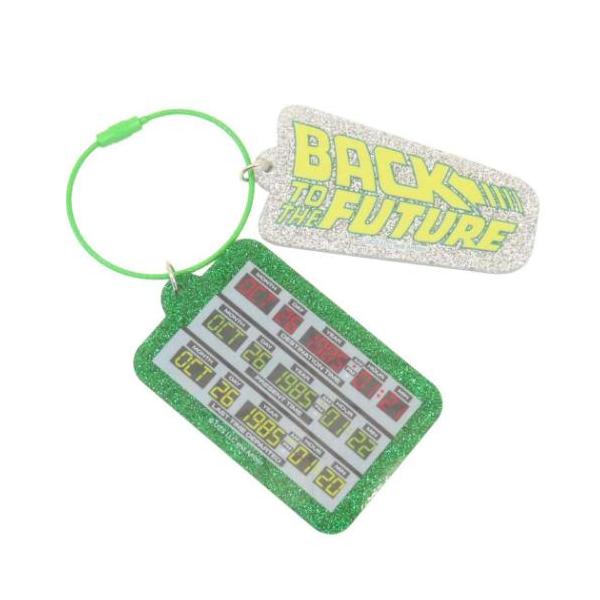 2連アクリルキーホルダー バックトゥザフューチャー キーホルダー