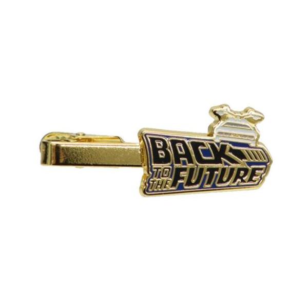 タイピン バックトゥザフューチャー ネクタイピン Back to the Future ロゴ タイバー ネクタイ 映画キャラクター