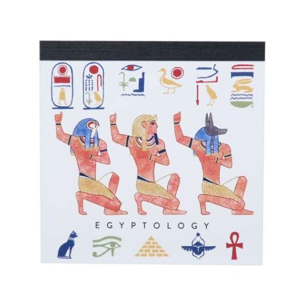 メモ帳 STUDY HOLIC スクエアメモパッド 古代エジプト学 神々 新学期準備文具クリスマス プレゼント 福袋 男の子 女の子 ギフト