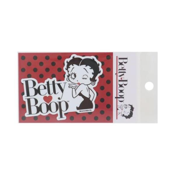 「ステッカー：キャラクター」 ベティブープ キャラクター ダイカットシール ビニールステッカー ロゴ BETTY BOOP グッズ 自転車やパソコンいろんなところに貼って楽しい耐水ステッカー 大人気[ベティちゃん]グッズにまたまた可愛いne...