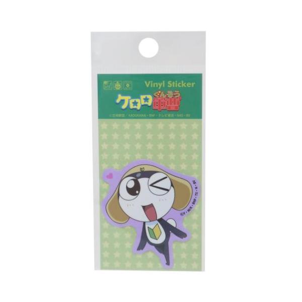 「ステッカー：キャラクター」 ケロロ軍曹 ビニールシール ダイカットミニステッカー タママ二等兵 ゼネラルステッカー 耐水耐光 デコステッカー 自転車やパソコンいろんなところに貼って楽しい耐水ステッカー マンガもアニメも大人気の[ケロロ軍曹...