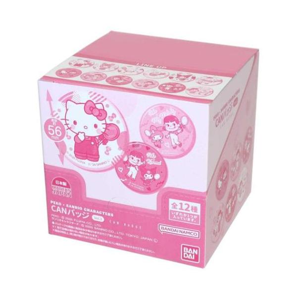 缶バッジ PEKOxサンリオ CANバッジ Vol.3 全12種12個入セット サンリオ