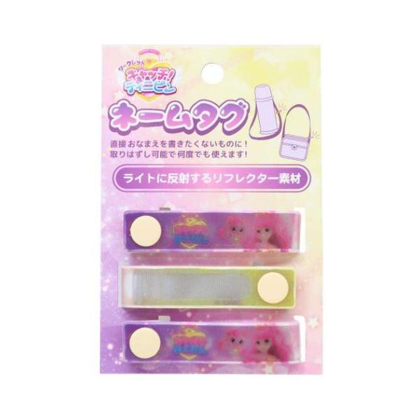 「お名前シール ワッペン ネームペン」 名札 シークレットキャッチ！ティニピン ネームタグ プリンセス 入園 新学期準備 目印 キャラクター 取り外し可能で何度でも使える！ 韓国で大人気3DCGアニメ[シークレットキャッチ！ティニピン]グッ...