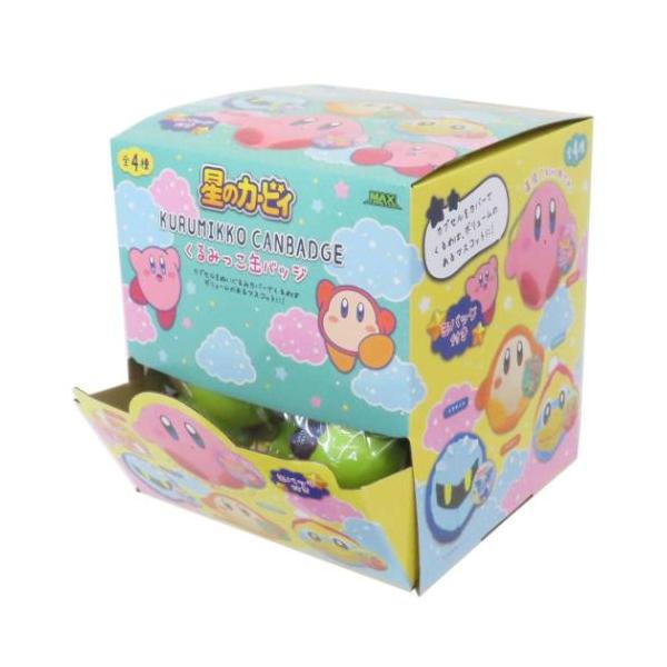 星のカービィ グッズ マスコット キャラクター くるみっこ缶バッジ 全4