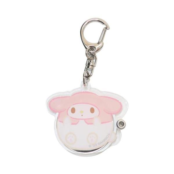 「手鏡」 マイメロディ グッズ 手鏡 キャラクター ミラーキーホルダー サンリオ キーホルダーみたいなスライドミラー 大人気サンリオキャラクターグッズにまたまた可愛いnewアイテム登場こちらはコンパクトで便利な[スライドミラー]メイクの確認...