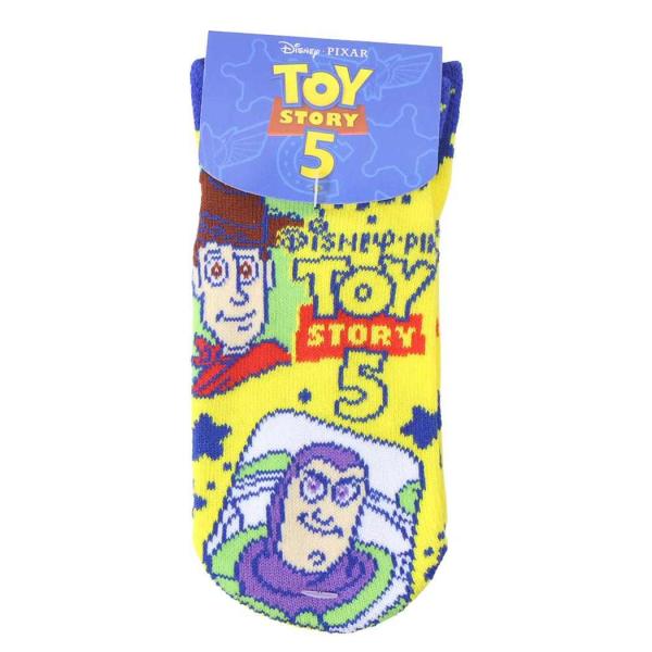 トイストーリー 子供用靴下 キッズソックス 13-18cm イエロー ディズニー ジェイズプランニング