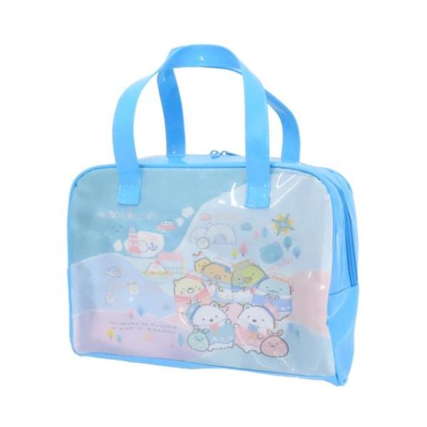 「プールバッグ」 すみっコぐらし ビニールボストンバッグ サンエックス プールバッグ キャラクター 海やプールはもちろん、キャンプ等の時にも大活躍のビーチバッグ サンエックスの大人気キャラクター[すみっこぐらし]のサマーレジャーシリーズこち...