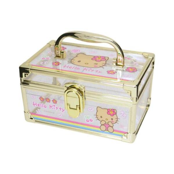 ハローキティ キャラクター コスメボックス バニティケース 日焼け