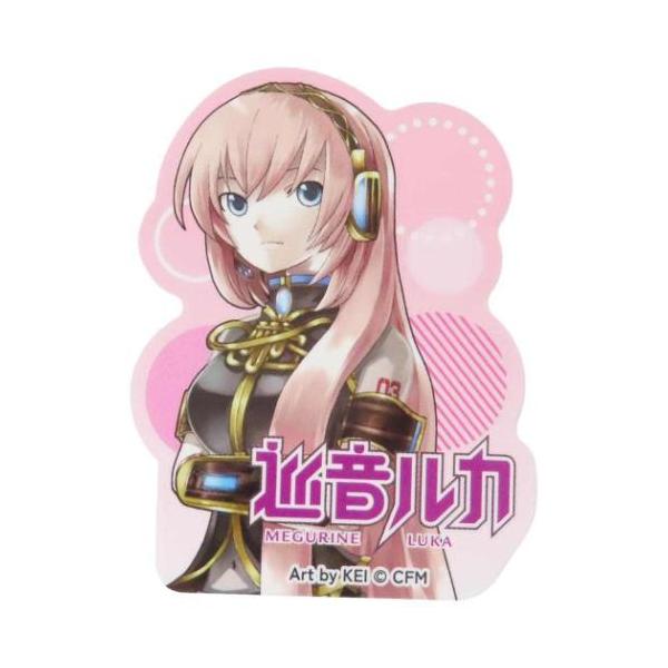 「ステッカー：キャラクター」 ステッカー 初音ミク ダイカットシール ケイカンパニー 巡音ルカ ピアプロキャラクターズ グッズ スマホケースにぴったりのサイズ ボーカロイドのバーチャルアイドル[初音ミク]グッズにまたまた可愛いnewアイテム...