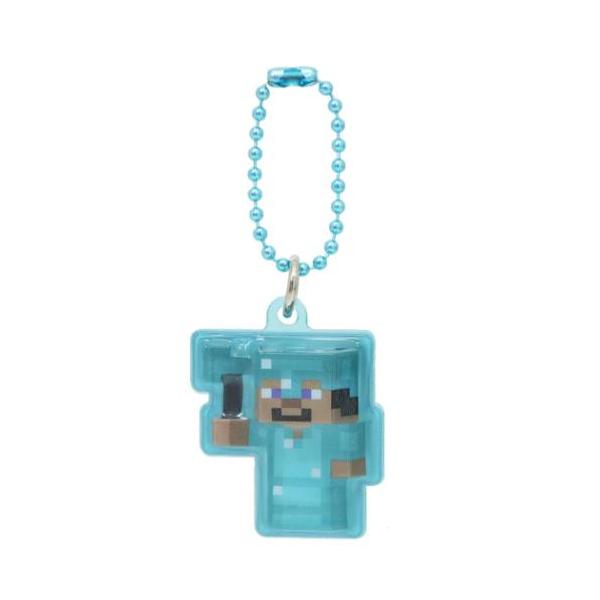 マインクラフト キーホルダー ぷっくりったいプチボールチェーン スティーブ Minecraft