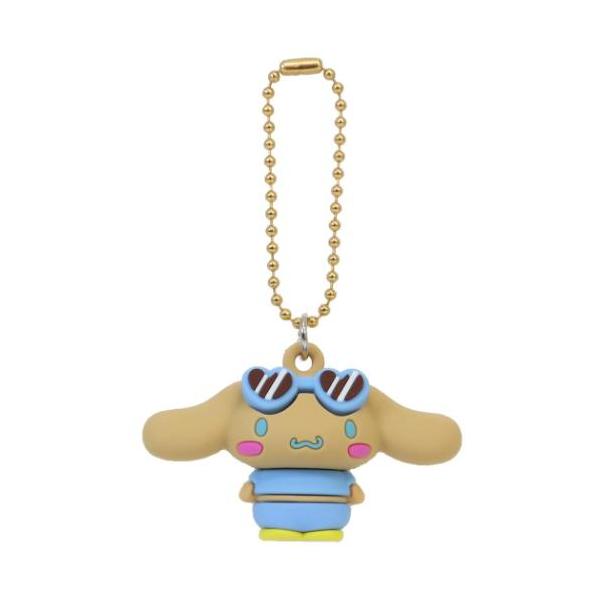 シナモロール PVCマスコット サンリオ キーチェーン キャラクター 日焼けシリーズ