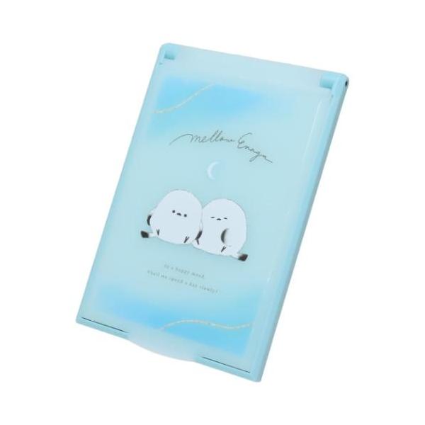 「手鏡」 手鏡 MELLOW ENAGA カードミラーS カミオジャパン コンパクトミラー 超ミニサイズでポーチにすっぽり収まるスタンド式ミラー 毎日が楽しくなるキュートなZAKKAシリーズこちらは身だしなみの必需品[ミニスタンドミラー]コ...