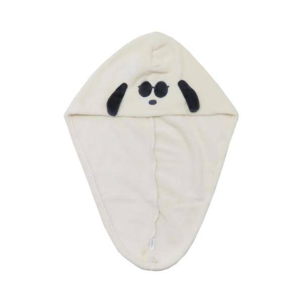 「キャップタオル」 スヌーピー ヘアドライキャップ ヘアドライタオル帽子 ジョークール フェイス ピーナッツ キャラクター グッズ お風呂上りやプール後のヘアドライキャップに 大人気[PEANUTS/SNOOPY]グッズにまたまた可愛いNE...