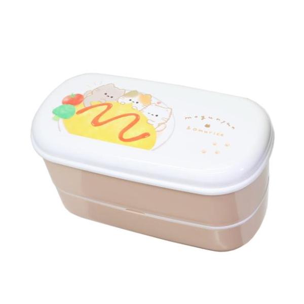 マシュマロみたいなふわふわにゃんこ　お弁当箱　ランチボックス　二段　ランチクロス cinemacollection-yj_kmo-229782