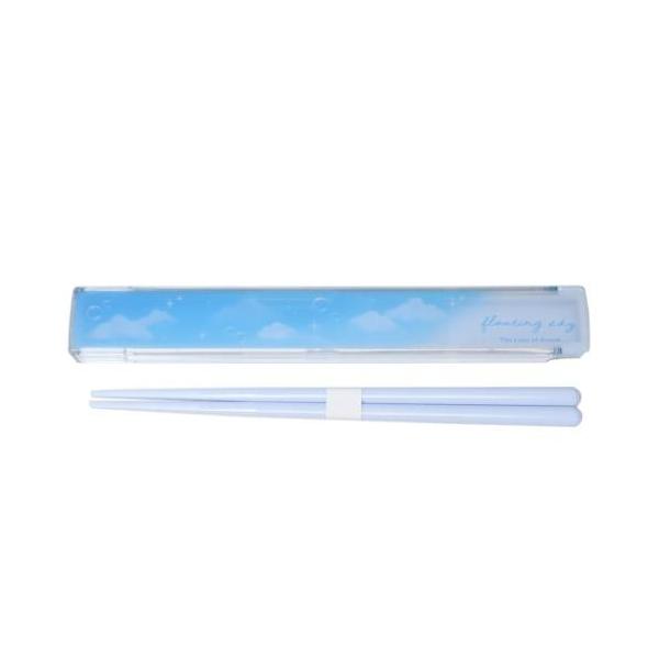 「箸 おはしセット」 抗菌 はし＆はしケース floating sky おはしセット カミオジャパン floating skyのかわいいランチ雑貨シリーズ 入学 新学期にぴったりのキュートなランチ雑貨シリーズこちらは定番ランチ雑貨[箸＆はし...