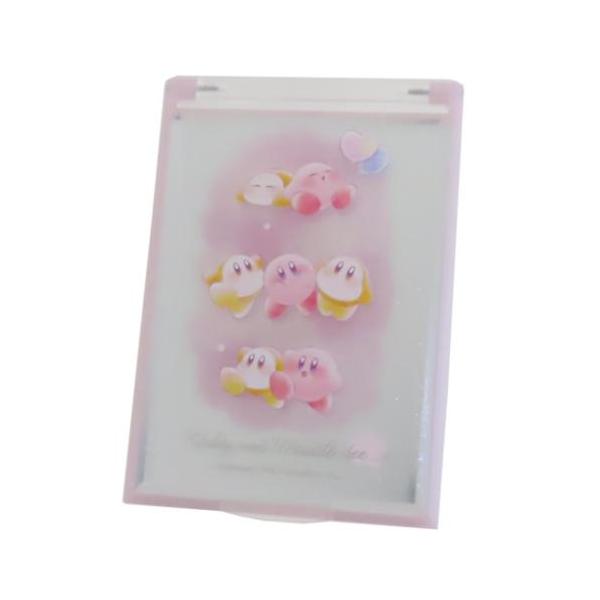 「手鏡」 星のカービィ グッズ 手鏡 キャラクター カードミラーS STARRY DREAM 超ミニサイズでポーチにすっぽり収まるスタンド式ミラー 大人気ゲーム[星のカービィ]グッズにまたまた可愛いnewアイテム登場こちらは身だしなみの必需...