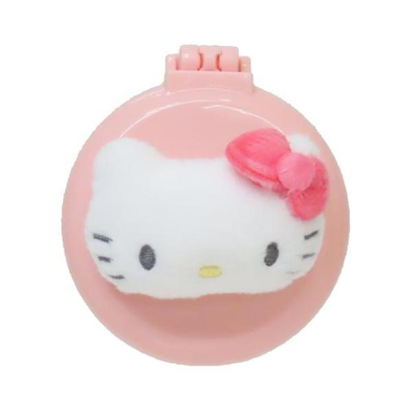 「手鏡」 ハローキティ サンリオ キャラクター 手鏡 ふわぬいミラーブラシ ハローキティ カミオジャパン ふわふわのぬいぐるみがかわいい 大人気サンリオキャラクターグッズにまたまた可愛いnewアイテム登場こちらはおりたためてコンパクトな[ミ...