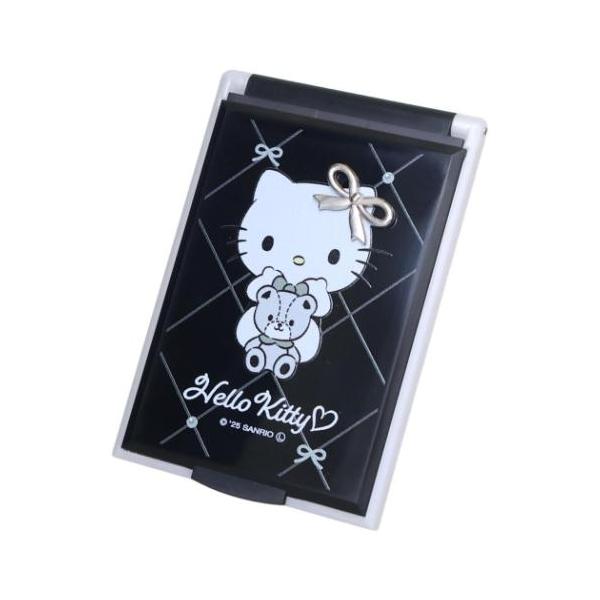 「手鏡」 ハローキティ サンリオ キャラクター 手鏡 カードミラーS モノトーン カミオジャパン サンリオキャラクターズ フレンチリボンコレクション 大人気サンリオキャラクターズグッズにまたまた可愛いnewアイテム登場こちらは身だしなみの必...