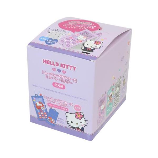 ハローキティ キーチェーン トレーディングガラケー型ミラー