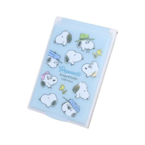 「手鏡」 スヌーピー 手鏡 カードミラーS ファミリーかおいっぱい ピーナッツ カミオジャパン コンパクトミラー 超ミニサイズでポーチにすっぽり収まるスタンド式ミラー 大人気[PEANUTS/SNOOPY]グッズにまたまた可愛いnewアイテ...