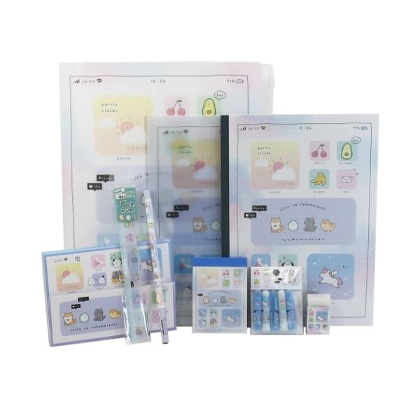 9点文房具セット 文具セット 女の子 プレゼント ジューシーななかまたち 小学生 中学生 カミオジャパン Kmo Set 0360 シネマコレクション ヤフー店 通販 Yahoo ショッピング