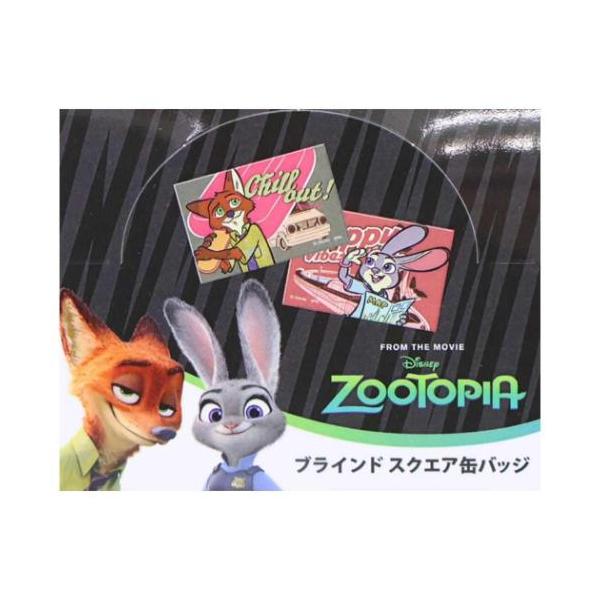 ズートピア グッズ 缶バッジ ディズニー キャラクター ブラインド