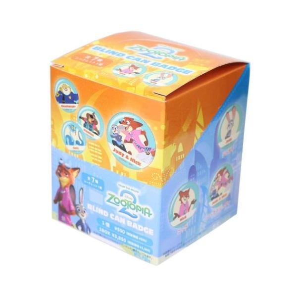 ズートピア ズートピア2 ブラインドカンバッジ 全7種 7個入セット 缶