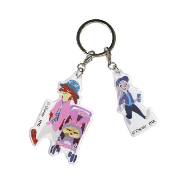 ズートピア ズートピア2 グッズ キーリング キャラクター 2連アクリル